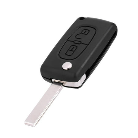 2 Button Remote Key with ID46 Electronic Chip inside 433MHz for Peugeot 307+VA2 